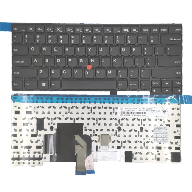 Новая Оригинальная клавиатура для ноутбука us layout lenovo T450S T460 L440 L450 L460 55611Z 04Y0824