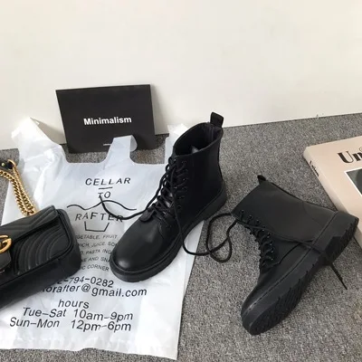 Новинка 2019 года Лидер продаж британский стиль ретро уличные Ботинки martin с