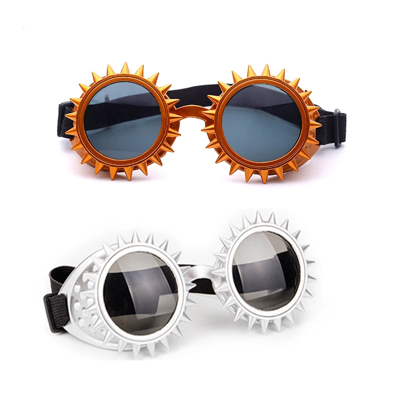 Ретро очки с украшением в оправе для вечеринок унисекс Готический Винтажный