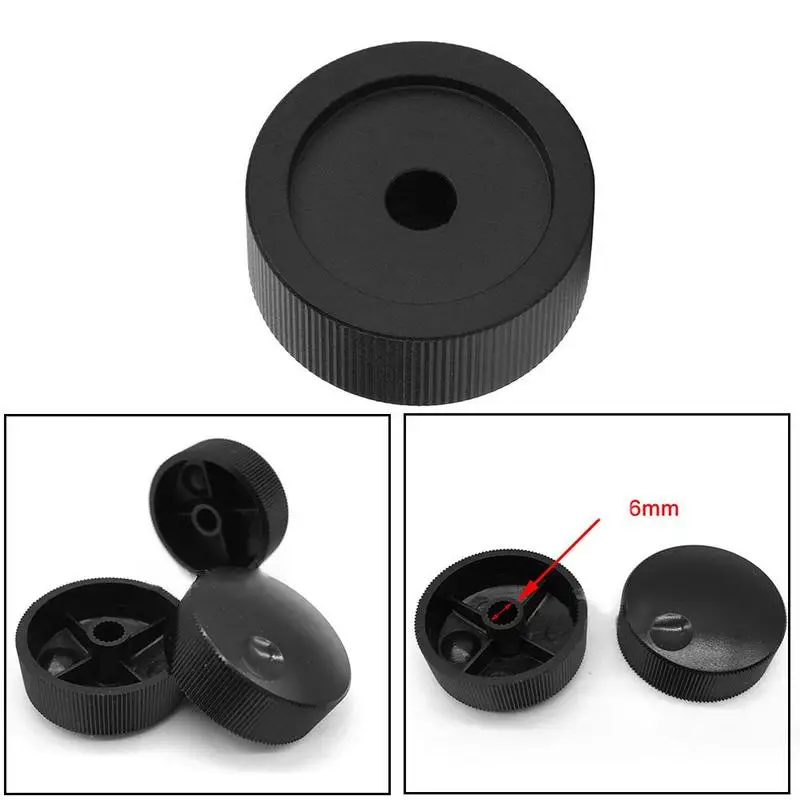 Регулятор громкости 32 5x13 мм черная матовая алюминиевая ручка для потенциометра 6