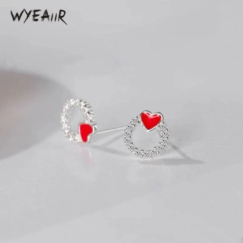 WYEAIIR подарок на день Святого Валентина Романтика милое циркониевое сердце милые