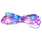 50 светодиодный sКоллона Пиксели 5050 RGB WS2812B предплатные светодиодный модуль узлов 10 см провода с радиатором доска прибор приемно-индивидуально DC5V