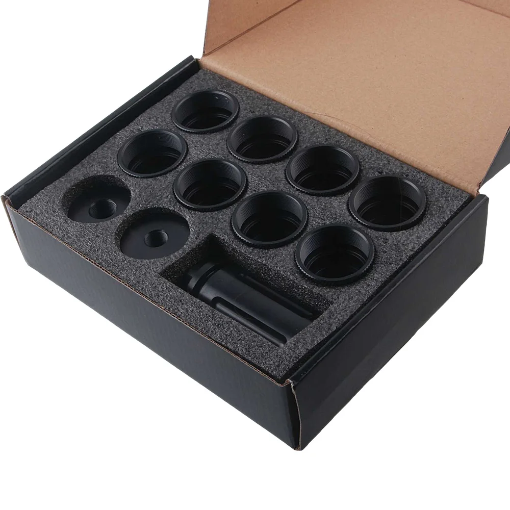 

1.57 Aluminum 1/2x28 Fuel Filter modular For NaPa WIX Car 10 inch 9mm solvent trap 1.375X24 adapter 5/8x24 US