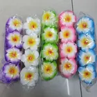 30 шт. 56789 см PE поролоновая Плюмерия цветы ручной работы искусственный головной убор Венок Frangipani задний фоняйцо, цветок, головок в гавайском стиле Свадебный декор