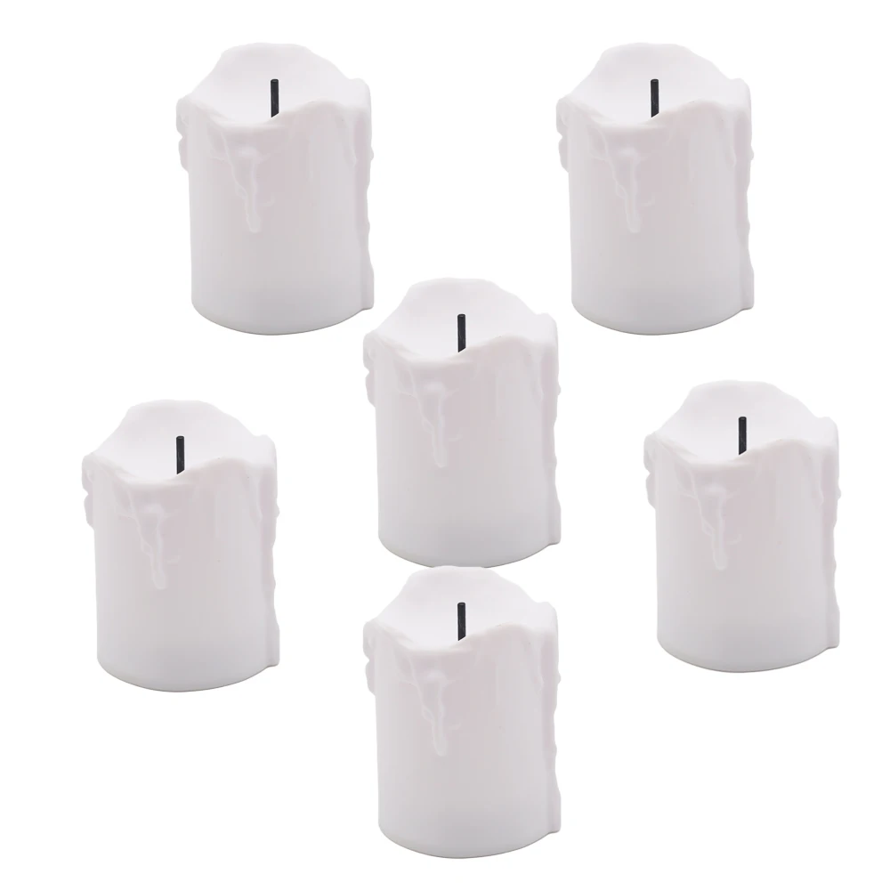 6PC Flameless LED Candle Light Simulated Electric Flickering Tea Lamp Wedding Christmas Party Home Decor |