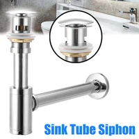 bottle trap deodorant type with spring basin water drain valve pipe wash sink waste water pipes bathroom sink plumbing tube
