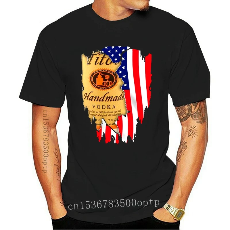 

Titos American Flag Beer 4 luglio t-shirt Unisex uomo donna fino a 5XL regalo di compleanno top TEE Shirt