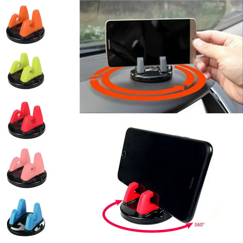 360 градусов Поворот приборной панели автомобиля сотовый телефон ABS Настольная