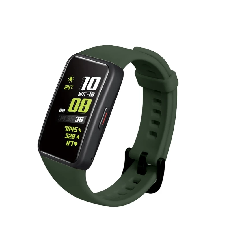 

Multicolor Silicone Strap Wristband Watch Band Wrist Strap For Honor Band 6 Smart Wristband Accessories