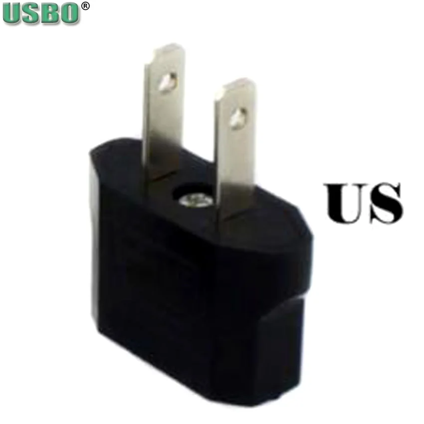 Оптовая продажа черный 250 В 10A маленький американский адаптер питания переходник