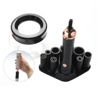 Клей для ресниц шейкер бутылка Электрический Wake-Up Устройство для лак для ногтей чернил для татуажа, пигментная жидкость тряски моющая Чистящая Кабуки Кисть для макияжа