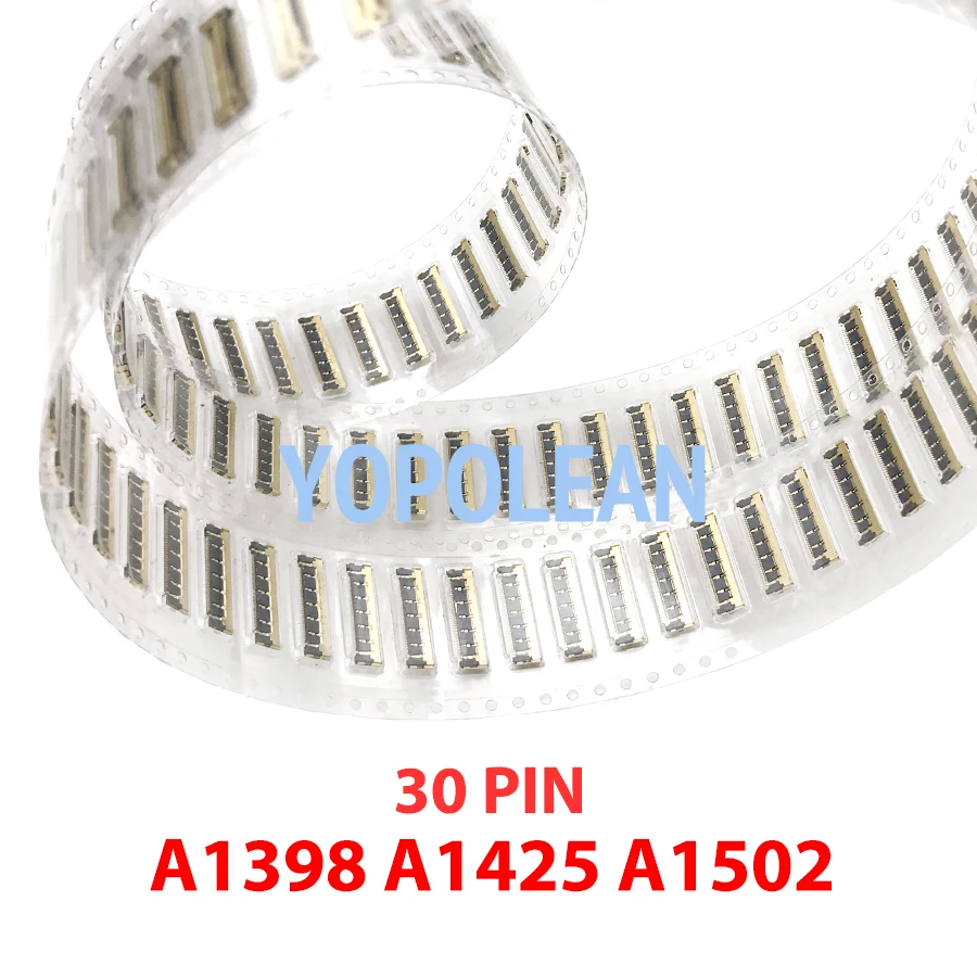 50 штук Новинка золотистый 30 pin ЖК-дисплей светодиодный кабель низковольтной