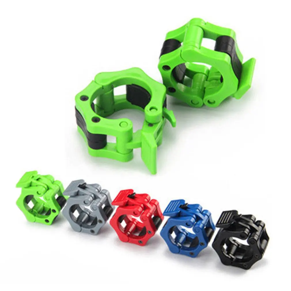 Пара штанги замок челюсти Тяжелая атлетика ошейники для собак Quick Release нейлон