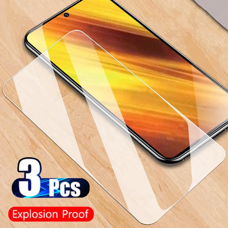 

Закаленное стекло с полным покрытием для Xiaomi Poco X3 NFC, Защитное стекло для Xiomi Redmi 9C 9A 9, Защитная пленка для экрана PocoX3 NFC, пленки, 3 шт.