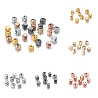 300 500pcslot 3 4 mm space loose beads plated ccb square seed for jewelry making diy bracelet necklaces supplies wholesale