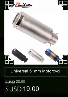 GSXR1000 GSXR 1000 мотоцикл выхлопной для SUZUKI GSXR 1000 мотоцикл производительность нержавеющая сталь для YAMAHA FZ-07
