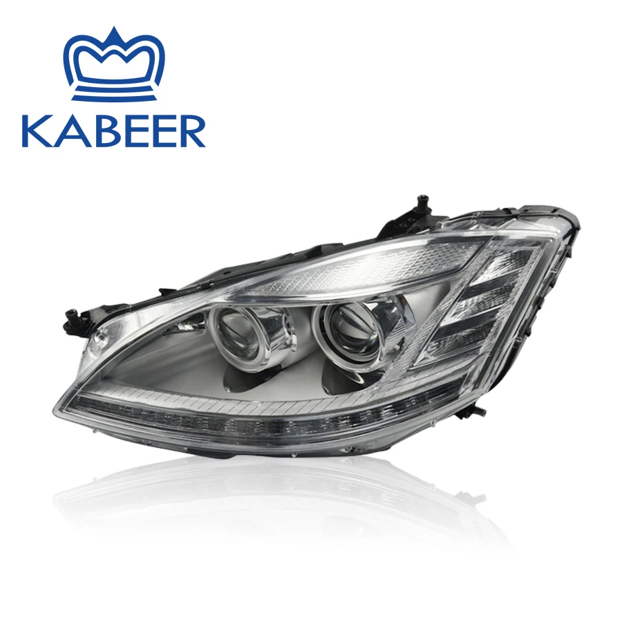 Фара в сборе подходит для Mercedes-Benz W221 2011-2012 с HID и AFS полный Plug& Play Aftermarket автомобильный передний светильник