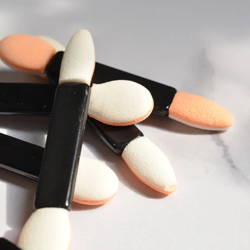 100 шт. спонж для нанесения макияжа на глаза двухсторонний товары портативные