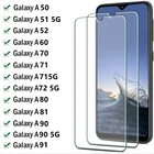2 шт. закаленное стекло для Samsung Galaxy A50 A51 5G A52 5G A60 A70 A80 защита для экрана для Samsung A52 A72 A90 защитное стекло