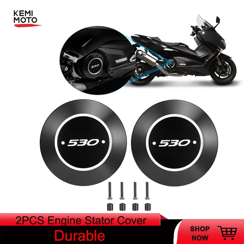 2 шт. для TMAX 530 мотоцикла с ЧПУ крышка статора двигателя защита протектор YAMAHA T MAX530