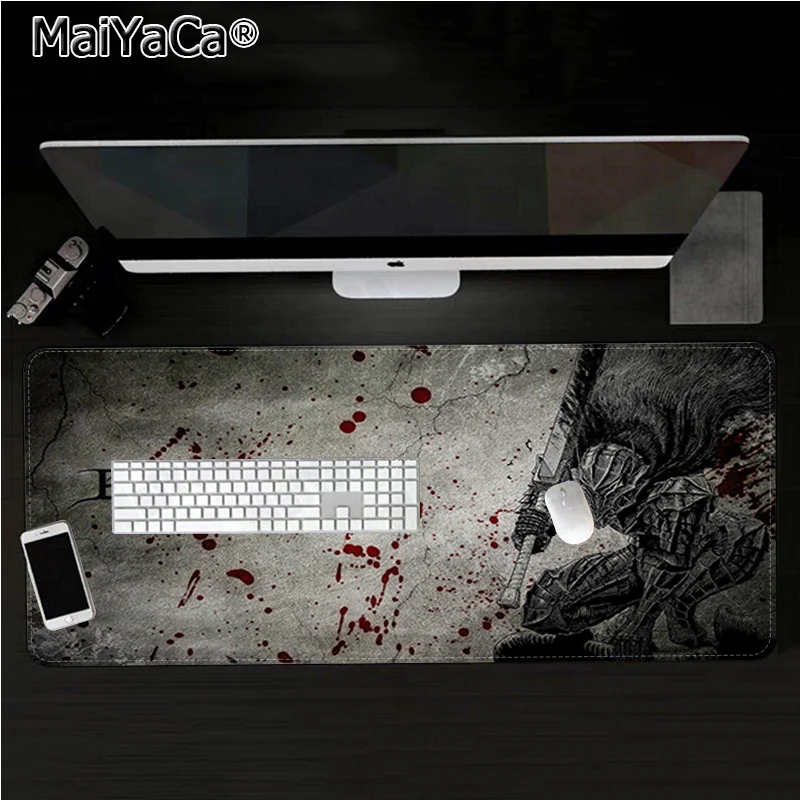 

MaiYaCa berserk Anime Cartoon New Beautiful Anime Mouse pad Mat Size for Keyboards Mat boyfriend Gift