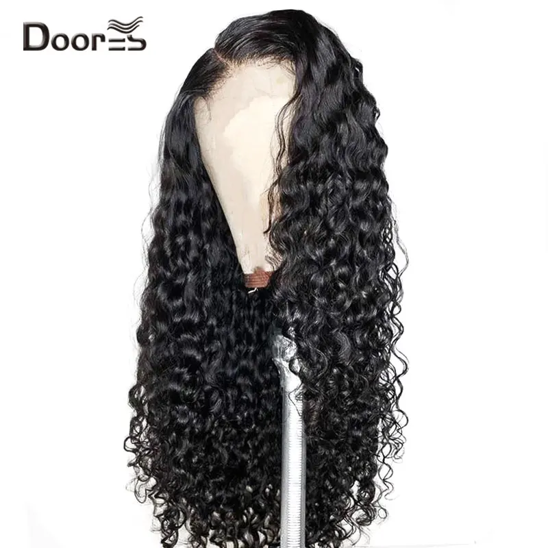 Кудрявые человеческие волосы парик с волосами младенца 13x6 поддельные головы