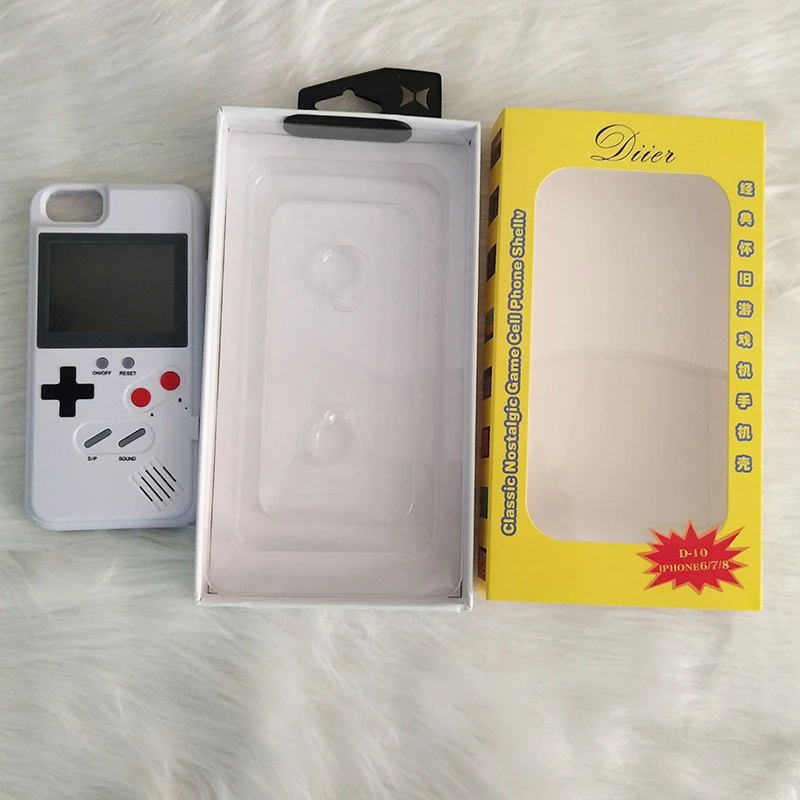 The new color screen mobile phone case Classic nostalgic It works on iPhone X XS Max XR 6S 6 7 8 Plus and other models |