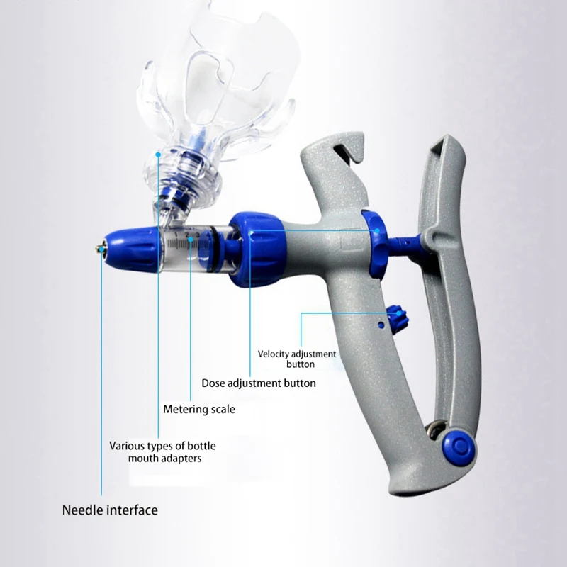 Автоматический регулируемый Ветеринарный Шприц для курицы утки птицы прочный