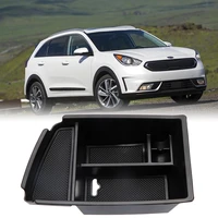 armrest storage glove box interior center console organizer tray tidy case container for kia niro 2018 2019 2020 car styling