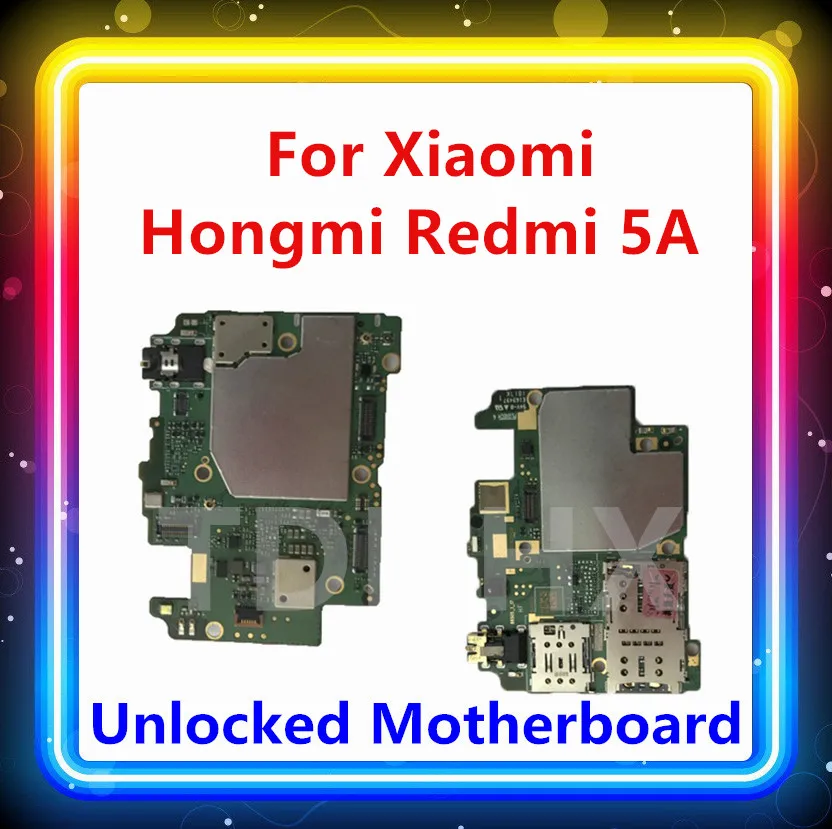 Разблокирована для Xiaomi Hongmi Redmi 5A материнская плата Android OS с чипом 16 ГБ 32 ГБ заменена для Hongmi 5A материнская плата логическая плата