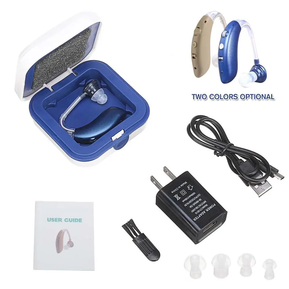 2020 New Cheap Hearing Aid Ear for Deafness Sound Amplifier Adjustable Aids Super the Elderly | Красота и здоровье
