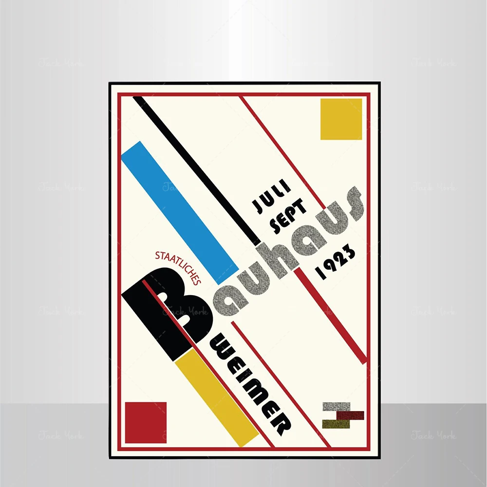 Плакат Баухауса Выставочный принт Герберт Бейнер Принт Уолтер Гринпиус