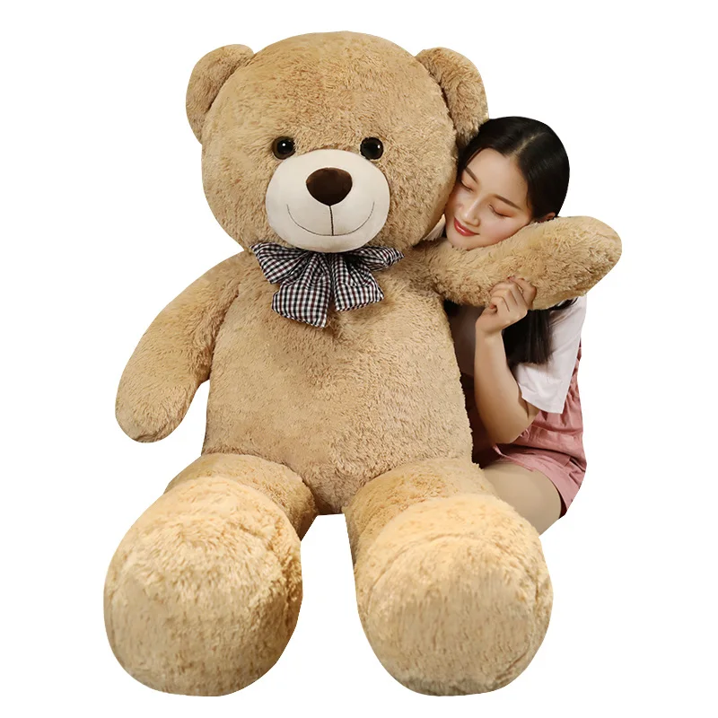 

1pc Kawaii 120cm/140cm American Bear Plush Toy Stuffed Animals Teddy Bear Doll Pillow Kids Girls Popular Valentine Birthday Gift
