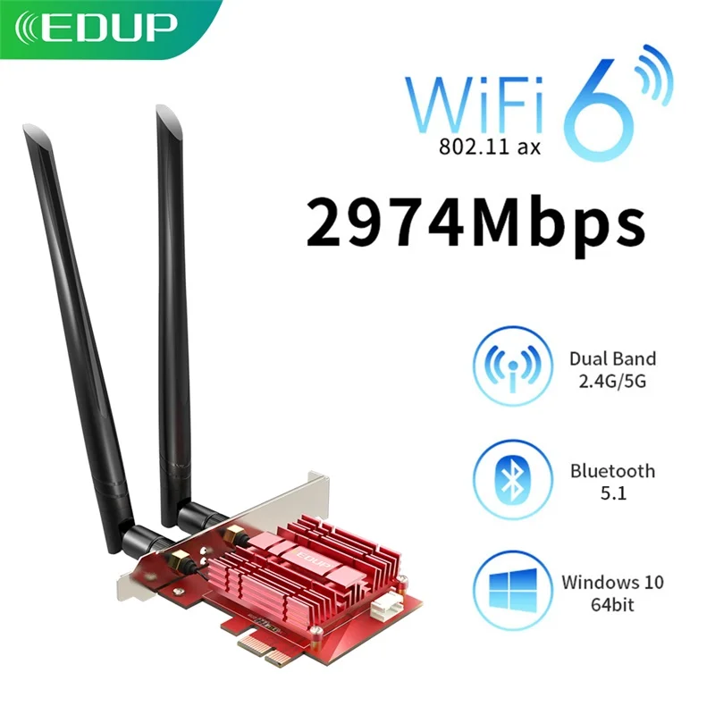 Двухдиапазонный 3000 Мбит/с Wi Fi 6 Intel AX200 PCIe Беспроводной адаптер 2 4G/5 ГГц 802.11ac/ax Bluetooth