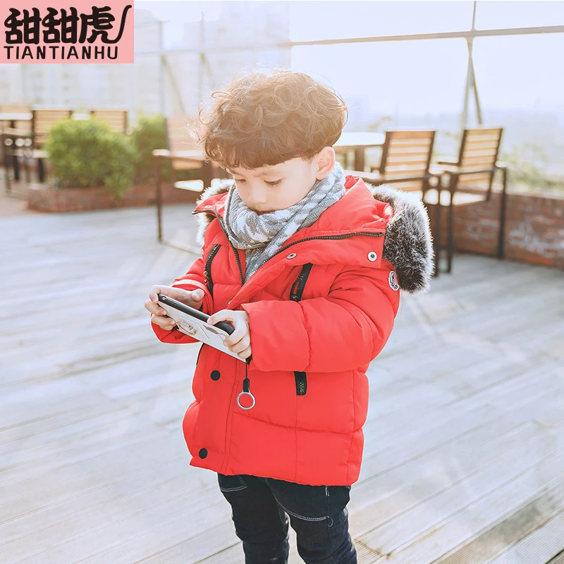 Куртка для маленьких мальчиков и девочек сезон осень зима пальто детей теплая