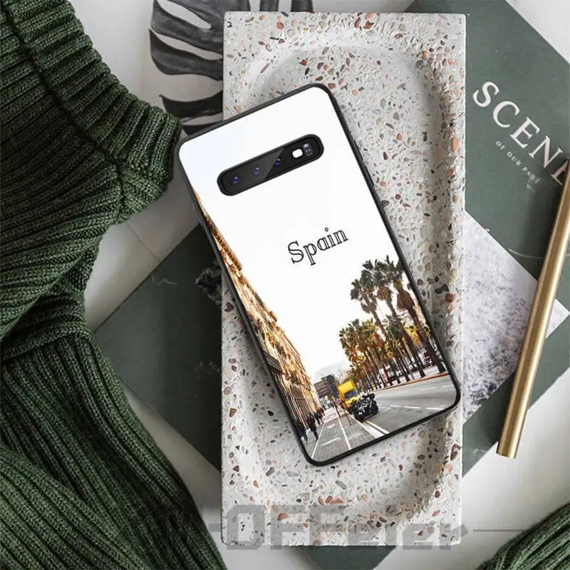 

Spain Phone Black Case Back Shell For Samsung Galaxy A10 A20 A21 A30S A40 A50 A51 A70 A71 Note 8 9 10 Cases Cover