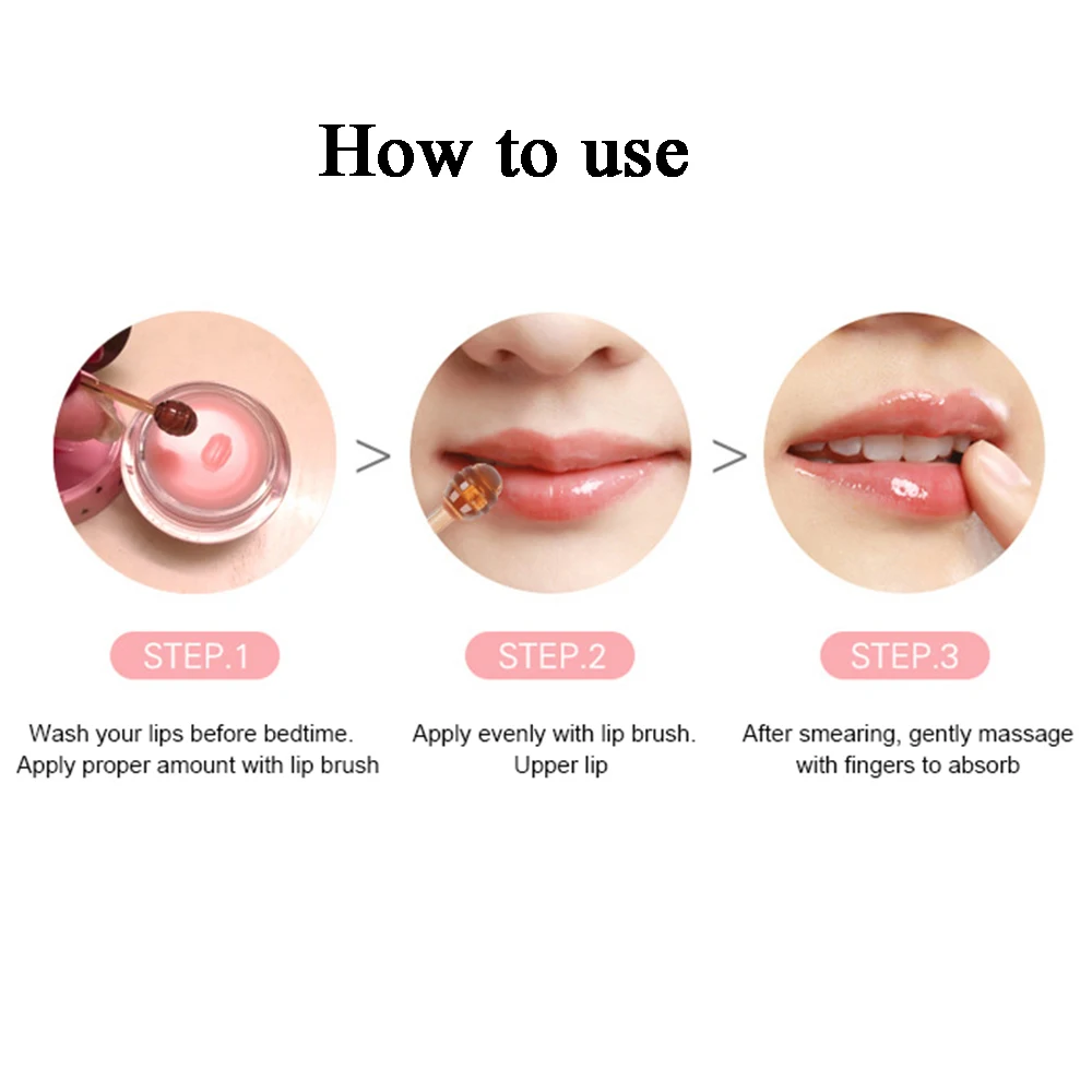 

Fruit Natural Extract Lip Mask Hydrating Peel Off Lip Deeply Care Lip Oil Primer Lip Balm Night Sleep Maintenance Lip Moistened