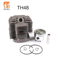 th48 cylinder piston kits with rings 44mm fit trimmer kbh48a ha048j th 48 brush cutter spare parts replacement