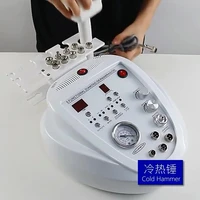 multifunction 5 in 1 ultrasonic skin scrubber diamond microdermabrasion with photon cold hammer beauty equipment