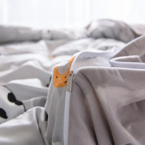 1 шт. постельный комплект Зимний теплый хлопок/фланель пододеяльник спальные