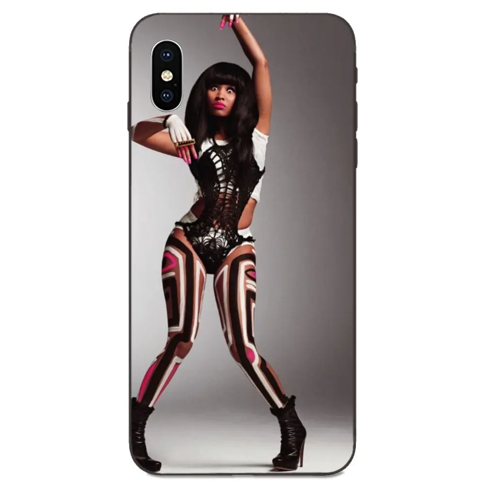 Ультратонкий чехол для телефона с мультяшным рисунком Nicki Minaj милый Apple iPhone 4 4S 5 5S SE