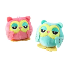 Мини плюшевая игрушка кукла мультфильм милая сова брелок игрушки Kawaii Сова 10 см Новая мягкая игрушка кукла подарок мягкие животные для детей