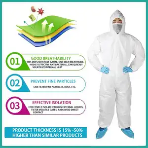 Многоразовый одноразовый водонепроницаемый маслостойкий Защитный Комбинезон для декорирования одежды