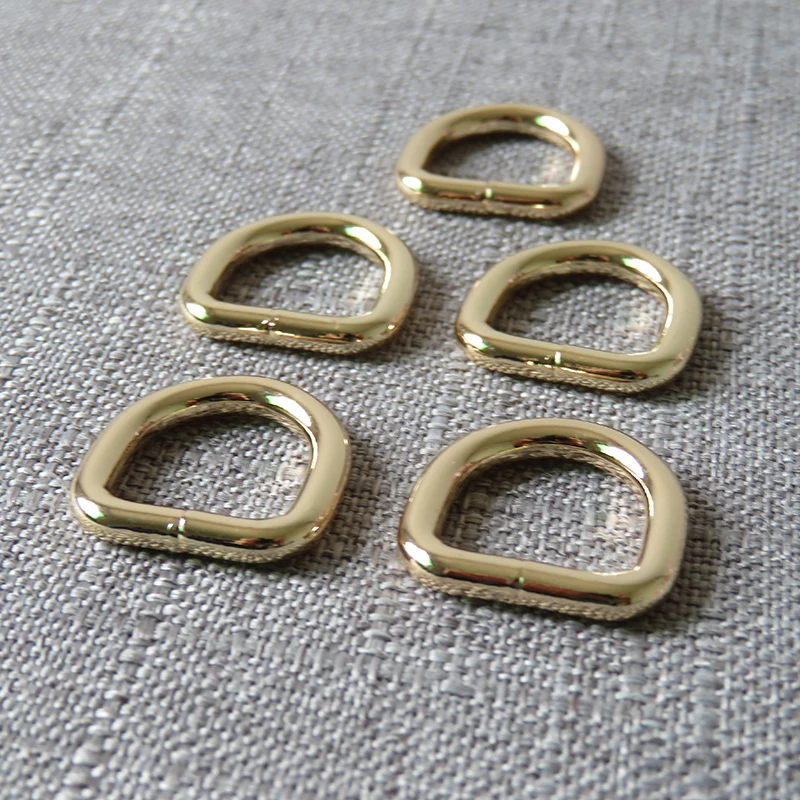 Металлическая пряжка D-образные кольца для рюкзака сумки ошейника поводка