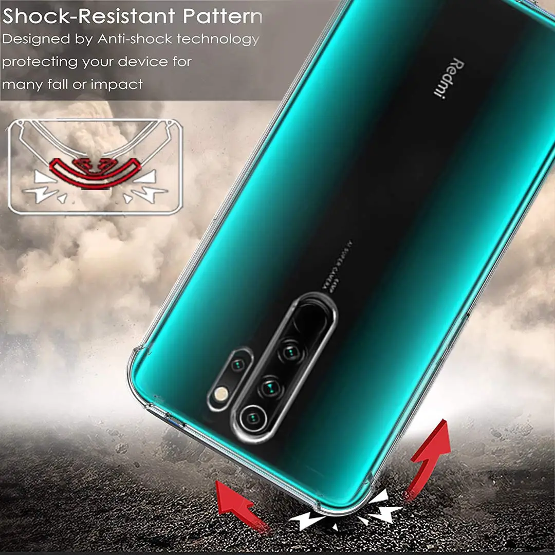 Чехол для Xiaomi Redmi Note 9s 7 8 Pro RedMi 8A Силиконовый противоударный прозрачный защитный