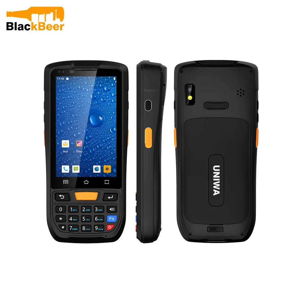 

UNIWA HS001 4" Android 9 Mobile Phone IP67 Waterproof Rugged Smartphone 2G+16G Handheld Cellphone with 1D/2D QR Barcode Scanner