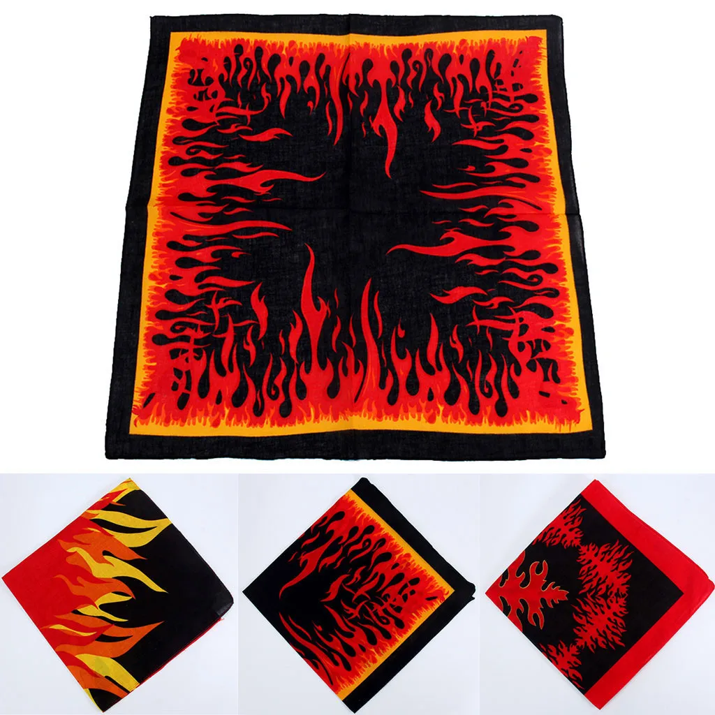 Женская бандана унисекс черная повязка на голову в стиле хип хоп шейный шарф