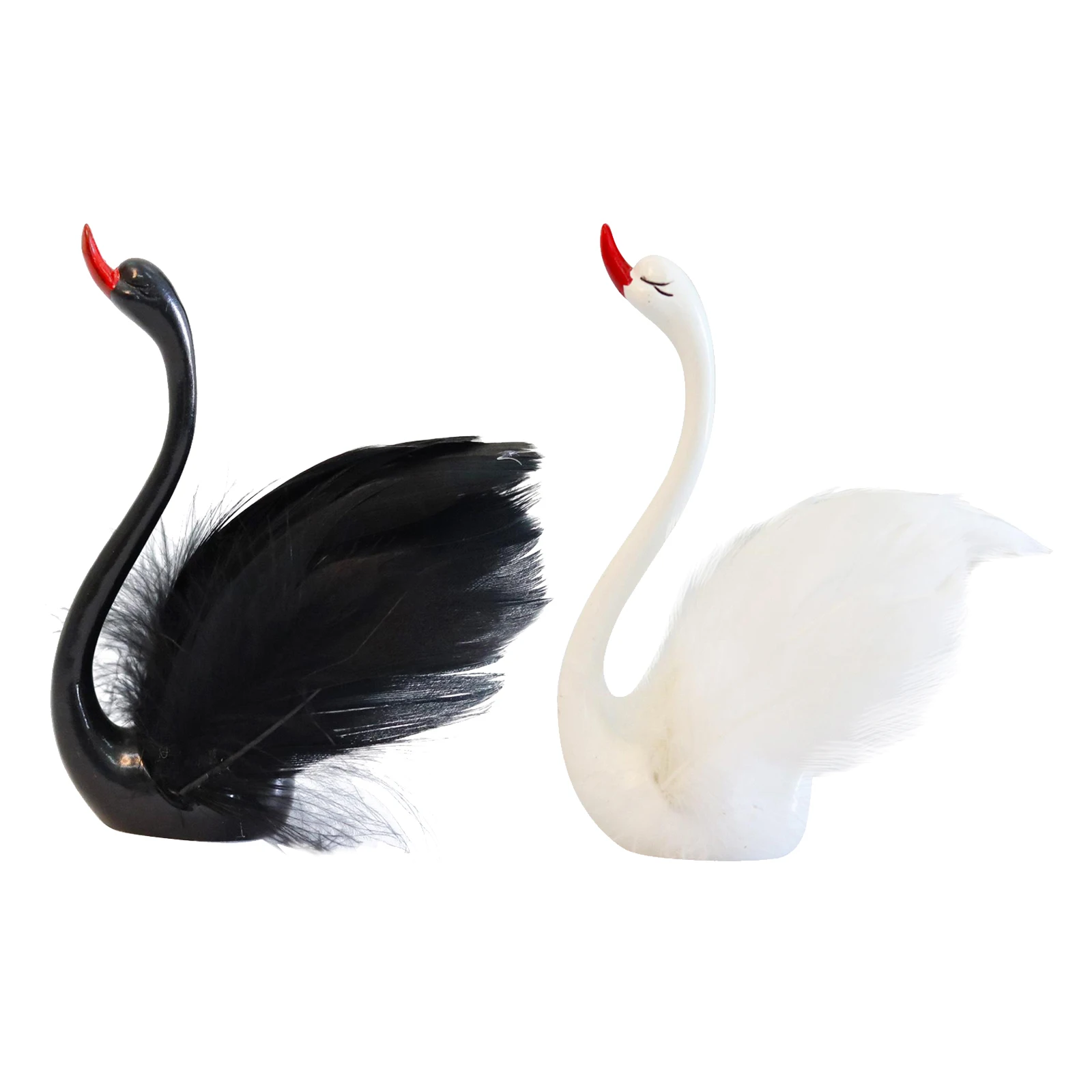 

Resin Swan Figurine Art Craft Figure Resin Statue Animal Sculpture Home Office