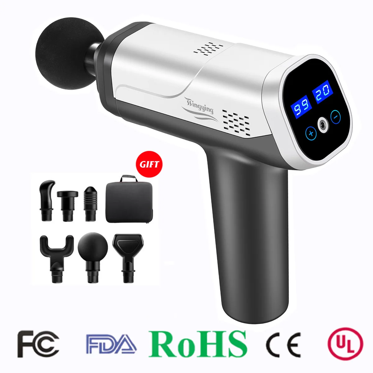 Фасция глубокая ткань мышечный массажный пистолет 6 передач перкуссионный