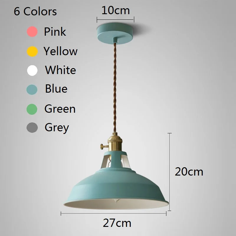 

Modern LED Pendant Lights Dining Room Pendant Lamps Colorful Restaurant Coffee Bedroom Lamparas De Techo Kid Hang Lamp Luminaire